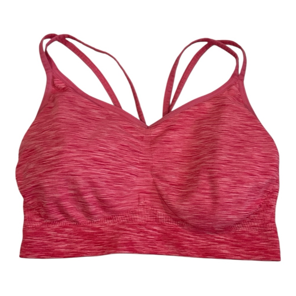 Heathered Pink Sports Bra with pads